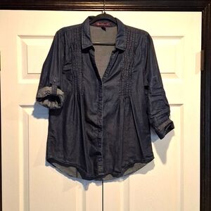 Gloria Vanderbilt Denim Shirt